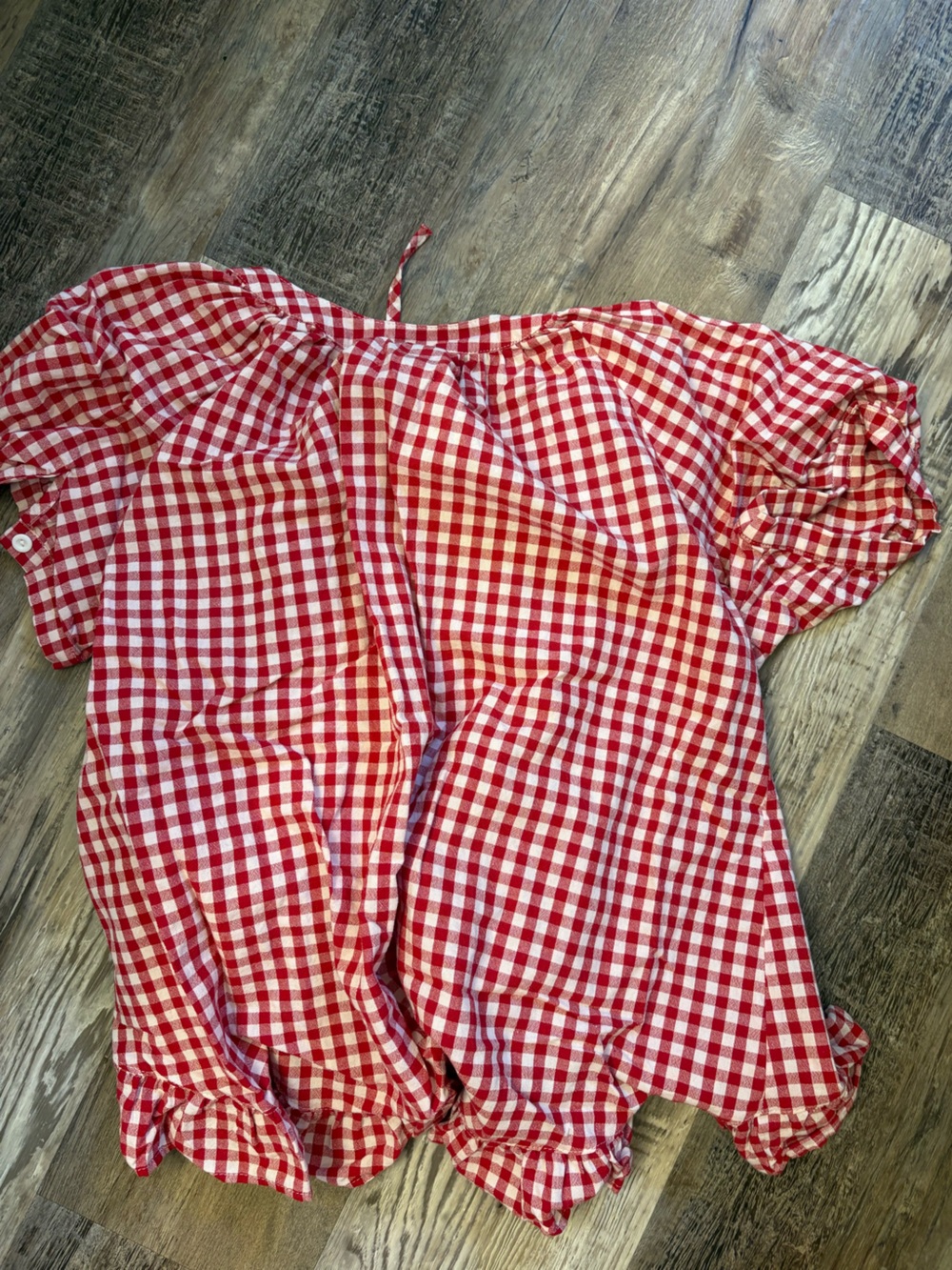 Flygo Women’s Plaid Two-Piece Pajama Set $13.00 Size Medium - Picture 3 of 7